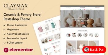 Claymax - Ceramic & Pottery Store Prestashop Responsive Theme