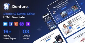 Denture - Dental Clinic HTML Template