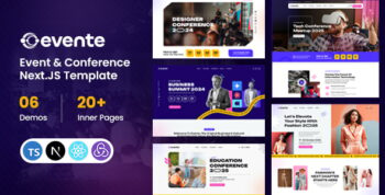 Evente - Event & Conference React NextJS Template
