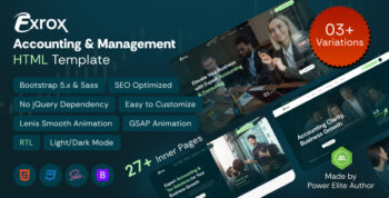 Exrox – Accounting & Management Consulting HTML Template