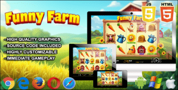 Funny Farm - HTML5 Slot Machine
