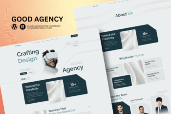 GoodAgency - Creative Agency Elementor Template Kit