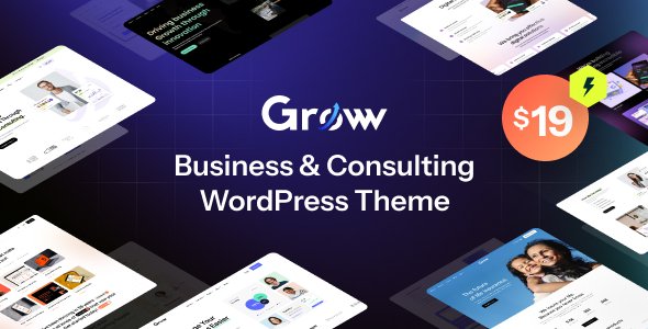 Groww - Business & Consulting WordPress Theme