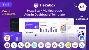 HexaBox - Multipurpose Admin Dashboard Template