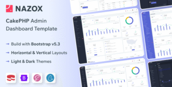 Nazox - CakePHP Admin & Dashboard Template