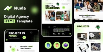 Nuvia | Digital Agency HTML Template