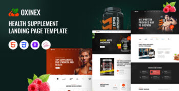 Oxinex - Health Supplement HTML Template