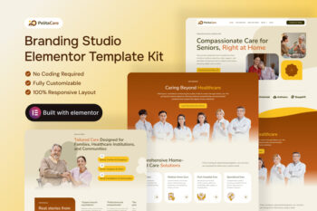 PelitaCare - Home Healthcare & Senior Care Elementor Pro Template Kit