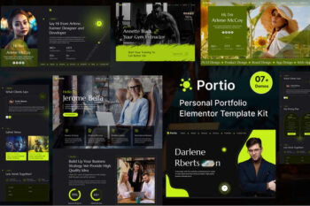 Portio - Portfolio Elementor Template Kit