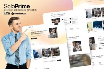 SoloPrime - Consultant & Freelancer Elementor Template Kit