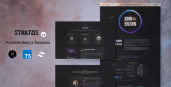 Stratos - Personal Portfolio Next.js Template