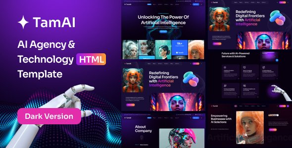 Tamaii - AI Agency & Technology HTML Template