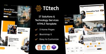 TCtech - IT Solutions & Technology Services HTML Template
