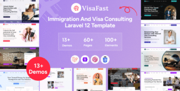 Visafast - Laravel Immigration and Visa Consulting Template