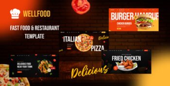 Wellfood - Fast Food & Restaurant Laravel Template