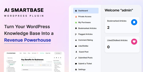 AI SmartBase – Build, Monetize & Scale Your AI Knowledge Base - Thememarts