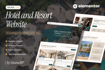 ArunaLuxe - Hotel & Resort Elementor Template Kit