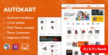 Autokart - AutoParts & Car Accessories Store Prestashop Responsive Theme