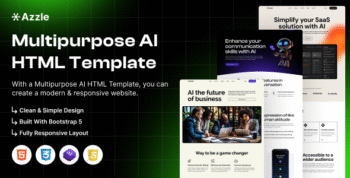 Azzle - AI Technology & Startup Business Html Template