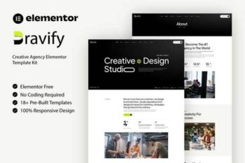Bravify - Creative Agency Elementor Template Kit