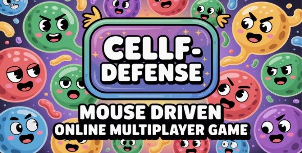 Cellf-Defense – Multiplayer Cell Growth Game (Construct 3 | HTML5 | Android)
