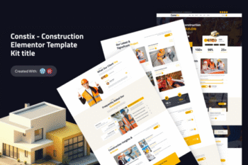 Constix - Construction & Building Elementor Template Kit