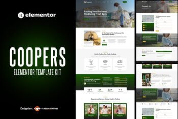 Coopers - Poultry Farm Elementor Template Kit