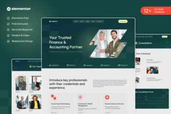 Credence - Modern & Professional Finance Consulting Template Kits