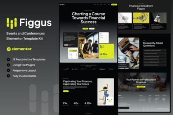 Figgus - Finance & Investment Elementor Template Kit