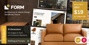 Form  - Architecture & Interior Design WordPress Theme