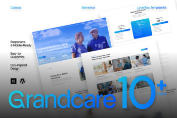 Grandcare - Residential Care Elementor Template Kit