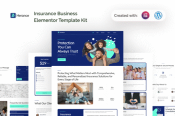 Herance - Insurance Company Elementor Template Kit