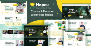Hopeu – Charity & Donation WordPress Theme