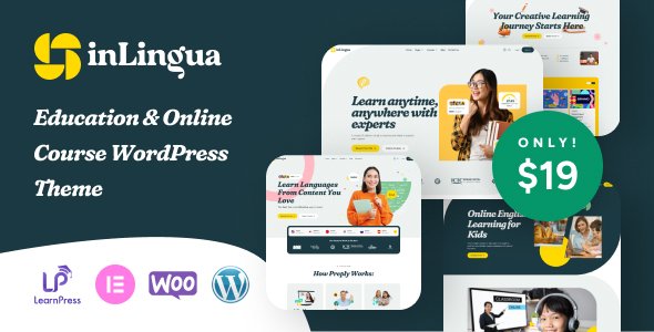 inLingua - Education & Online Course WordPress Theme