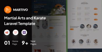 Martivo - Martial Arts and Karate Laravel Template