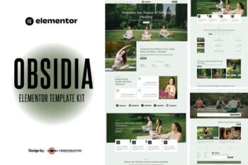 Obsidia - Alternative Health Elementor Template Kit