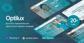 Optilux - Eye Clinic Optometrist and Optical Store HTML Template
