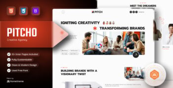 Pitcho - Creative Agency HTML Template