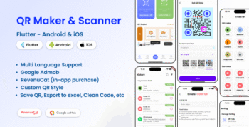 Scanovo - Custom QR Maker & Scanner Flutter App