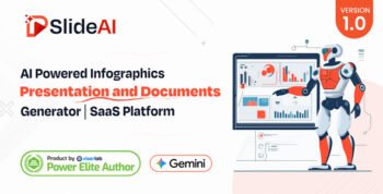 SlideAI - AI Powered Infographics Presentation And Documents Generator | SaaS Platform