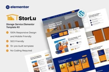 StorLu - Storage Service Elementor Template Kit