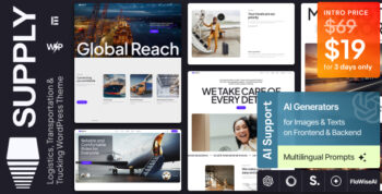 Supply - Logistics, Transportation & Trucking WordPress Theme