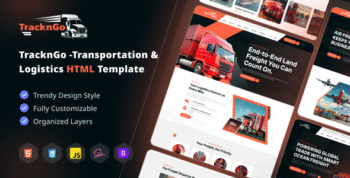 TracknGo -Transportation & Logistics Html Template