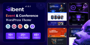 Vibent - Event & Conference WordPress Theme