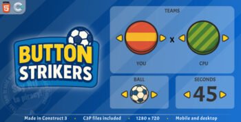 Button Strikers - HTML5 Casual game
