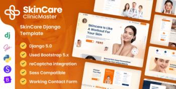 ClinicMaster - SkinCare Django Template