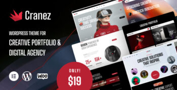 Cranez – Creative Portfolio & Digital Agency WordPress Theme