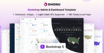 Dhonu - Bootstrap Admin & Dashboard Template