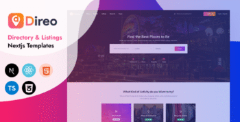 Direo — The Modern Directory & Listings Next.js Template