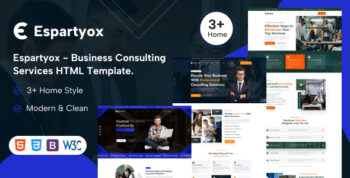 Espartyox – Business Consulting Services HTML Template
